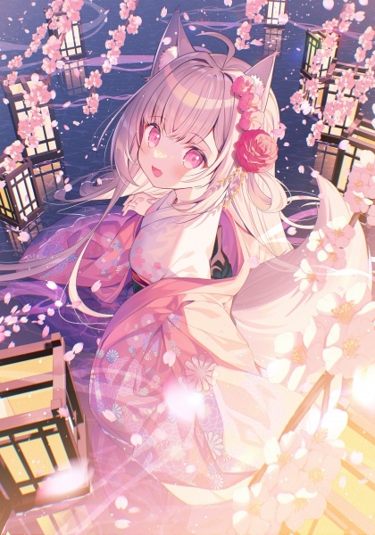 夜桜